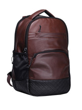 F Gear Unisex Brown Luxur Laptop Backpack