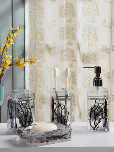 OBSESSIONS Set Of 4 Off-White Solid Bath Accessories