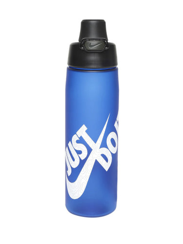 Nike Unisex Blue Core Hydro Flow Just Do It Swoosh Printed Water Bottle