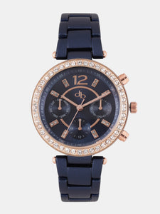 DressBerry Women Navy Analogue Watch
