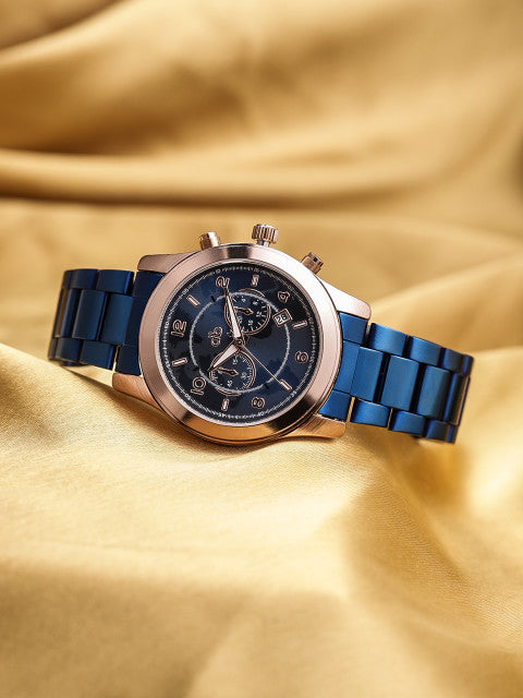 DressBerry Women Blue Analogue Watch
