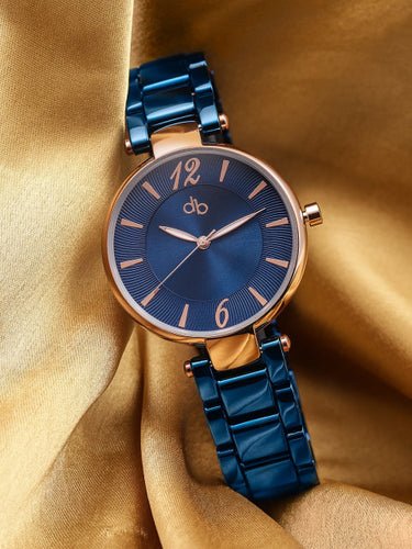 DressBerry Women Blue Analogue Watch