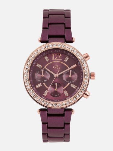 DressBerry Women Purple Analogue Watch