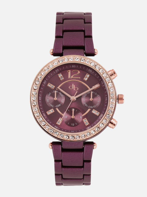 DressBerry Women Purple Analogue Watch