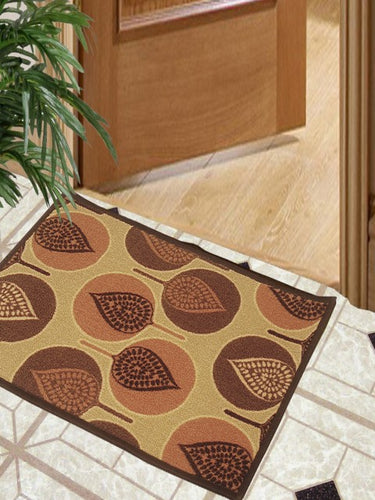 BIANCA Beige Splender Anti-skid Woven Design Doormat