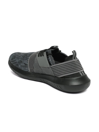 Duke Men Charcoal Grey Running Shoes