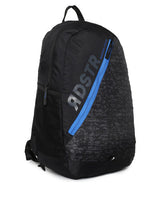 Roadster Unisex Black Brand Logo Backpack