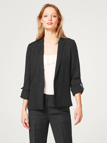 ESPRIT Black Front Open Formal Blazer