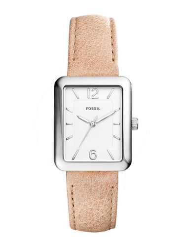 Fossil Women White & Brown Analogue Watch ES4243
