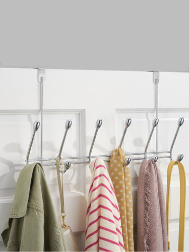 INTERDESIGN Steel-Toned Stainless Steel Hook Set