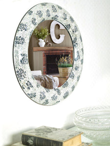 Venetian Design Silver Glass Wall Mirror
