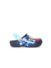 Crocs Girls Navy Blue Printed Clogs