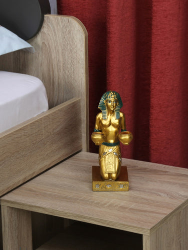 Athome by Nilkamal Gold Polyresin Pharaoh Showpiece