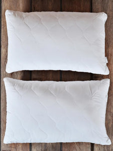 Portico New York Delight Set of 2 White Fibre Sleep Pillows
