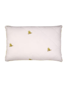 Featherlite White Single Aloe Vera Treated Quilted Sleep Pillow
