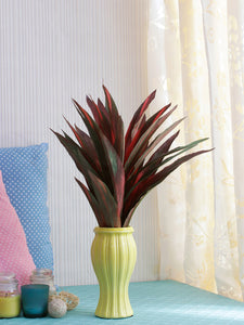 Fourwalls Green & Red Artificial Dracaena Plant