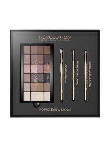 Makeup Revolution London HD Pro Eye Shadow & Brush Set