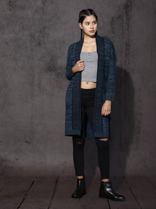 RDSTR Blue Longline Shrug