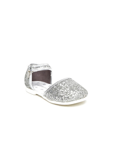 Kittens Girls Silver-Toned Party Sandals