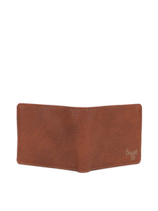 Baggit Men Rust Textured Two Fold Wallet